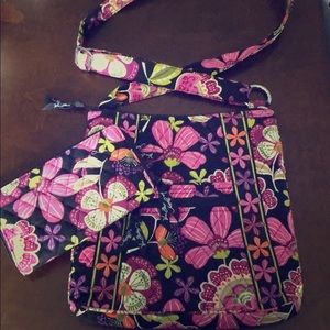 Cross body bag and wallet